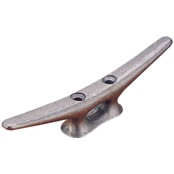 Sea-Dog Sea-Dog 046108-1 Aluminum Flat Head Open Base Cleat - 8" 046108-1 - main